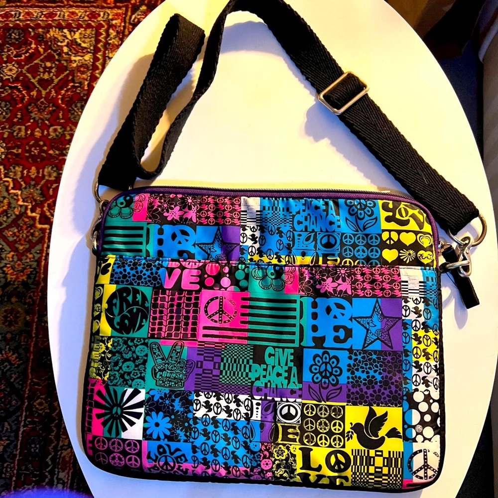 Lucky Brand laptop sleeve bag with strap